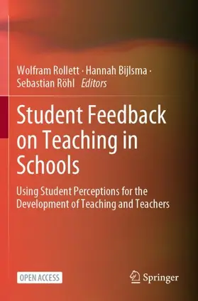 Rollett / Röhl / Bijlsma |  Student Feedback on Teaching in Schools | Buch |  Sack Fachmedien