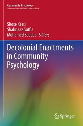 Kessi / Seedat / Suffla |  Decolonial Enactments in Community Psychology | Buch |  Sack Fachmedien