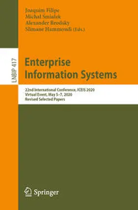 Filipe / Smialek / Smialek | Enterprise Information Systems | E-Book | sack.de