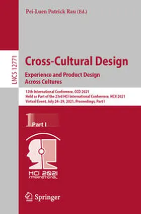 Rau |  Cross-Cultural Design. Experience and Product Design Across Cultures | eBook | Sack Fachmedien