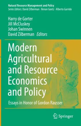 de Gorter / Zilberman / McCluskey |  Modern Agricultural and Resource Economics and Policy | Buch |  Sack Fachmedien