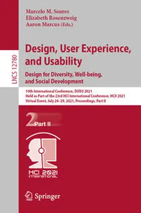 Soares / Rosenzweig / Marcus | Design, User Experience, and Usability: Design for Diversity, Well-being, and Social Development | E-Book | sack.de