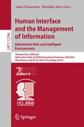 Yamamoto / Mori |  Human Interface and the Management of Information. Information-Rich and Intelligent Environments | eBook | Sack Fachmedien