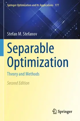 Stefanov |  Separable Optimization | Buch |  Sack Fachmedien