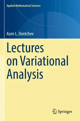 Dontchev |  Lectures on Variational Analysis | Buch |  Sack Fachmedien