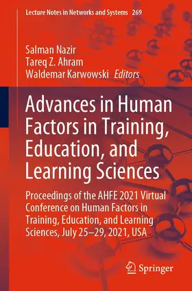Nazir / Ahram / Karwowski | Advances in Human Factors in Training, Education, and Learning Sciences | E-Book | sack.de