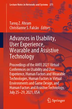 Ahram / Falcão | Advances in Usability, User Experience, Wearable and Assistive Technology | E-Book | sack.de