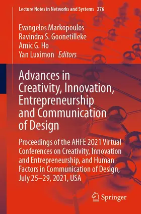Markopoulos / Goonetilleke / Ho | Advances in Creativity, Innovation, Entrepreneurship and Communication of Design | E-Book | sack.de