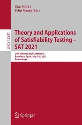 Li / Manyà | Theory and Applications of Satisfiability Testing – SAT 2021 | E-Book | www2.sack.de