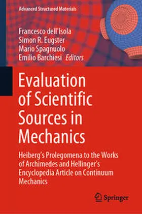 dell'Isola / Eugster / Spagnuolo |  Evaluation of Scientific Sources in Mechanics | eBook | Sack Fachmedien