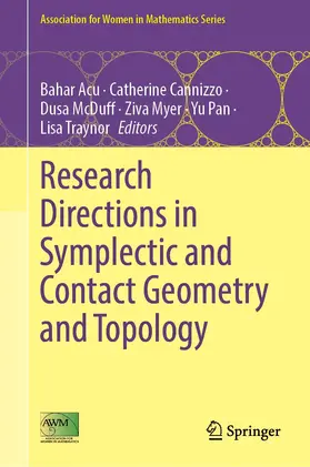 Acu / Cannizzo / Traynor |  Research Directions in Symplectic and Contact Geometry and Topology | Buch |  Sack Fachmedien