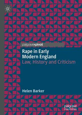 Barker |  Rape in Early Modern England | Buch |  Sack Fachmedien
