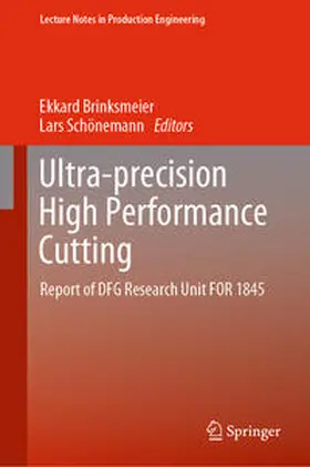 Brinksmeier / Schönemann |  Ultra-precision High Performance Cutting | eBook | Sack Fachmedien