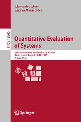 Abate / Marin |  Quantitative Evaluation of Systems | eBook | Sack Fachmedien