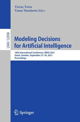 Narukawa / Torra |  Modeling Decisions for Artificial Intelligence | Buch |  Sack Fachmedien