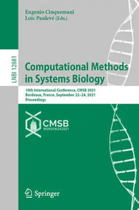 Cinquemani / Paulevé |  Computational Methods in Systems Biology | eBook | Sack Fachmedien