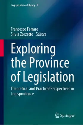 Zorzetto / Ferraro |  Exploring the Province of Legislation | Buch |  Sack Fachmedien