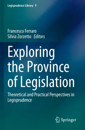 Zorzetto / Ferraro |  Exploring the Province of Legislation | Buch |  Sack Fachmedien