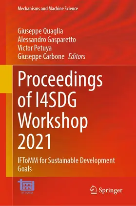 Quaglia / Gasparetto / Petuya |  Proceedings of I4SDG Workshop 2021 | eBook | Sack Fachmedien