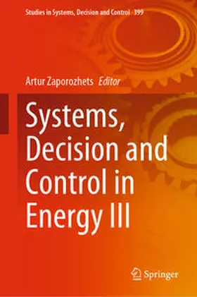 Zaporozhets |  Systems, Decision and Control in Energy III | eBook | Sack Fachmedien