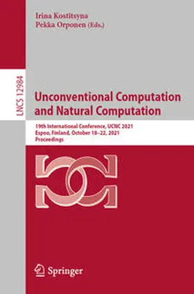 Kostitsyna / Orponen |  Unconventional Computation and Natural Computation | eBook | Sack Fachmedien