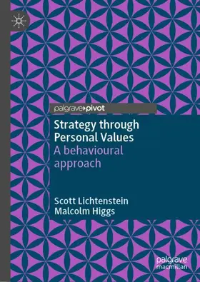 Higgs / Lichtenstein |  Strategy through Personal Values | Buch |  Sack Fachmedien