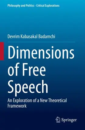 Kabasakal Badamchi |  Dimensions of Free Speech | Buch |  Sack Fachmedien