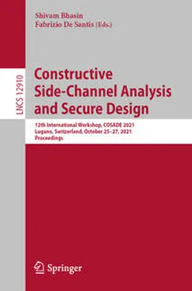 Bhasin / De Santis | Constructive Side-Channel Analysis and Secure Design | E-Book | www2.sack.de