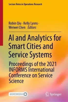 Qiu / Chen / Lyons |  AI and Analytics for Smart Cities and Service Systems | Buch |  Sack Fachmedien
