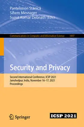 Stanica / Stanica / Mesnager |  Security and Privacy | eBook | Sack Fachmedien