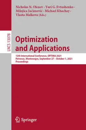 Olenev / Evtushenko / Jacimovic | Optimization and Applications | E-Book | sack.de