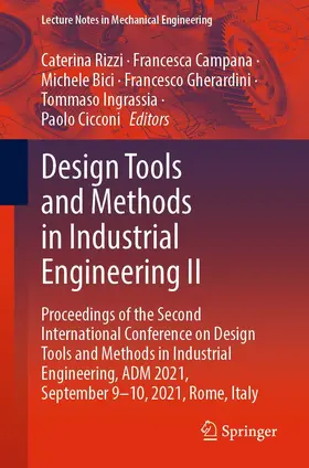Rizzi / Campana / Bici | Design Tools and Methods in Industrial Engineering II | E-Book | sack.de