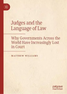 Williams |  Judges and the Language of Law | Buch |  Sack Fachmedien