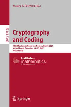 Paterson | Cryptography and Coding | E-Book | sack.de