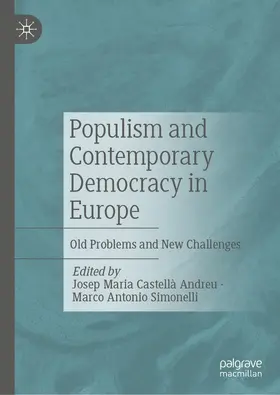 Simonelli / Castellà Andreu |  Populism and Contemporary Democracy in Europe | Buch |  Sack Fachmedien