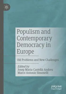 Simonelli / Castellà Andreu |  Populism and Contemporary Democracy in Europe | Buch |  Sack Fachmedien