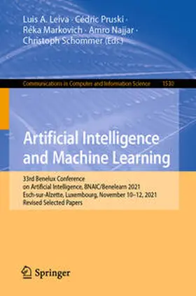 Leiva / Pruski / Markovich | Artificial Intelligence and Machine Learning | E-Book | www2.sack.de