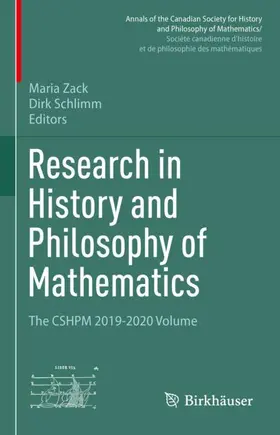 Schlimm / Zack |  Research in History and Philosophy of Mathematics | Buch |  Sack Fachmedien