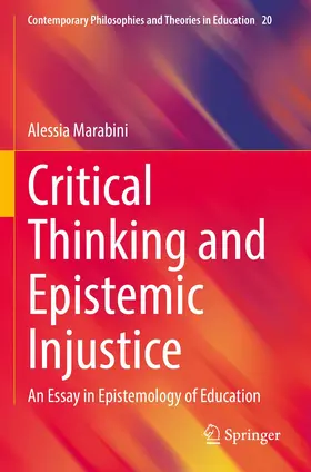 Marabini |  Critical Thinking and Epistemic Injustice | Buch |  Sack Fachmedien