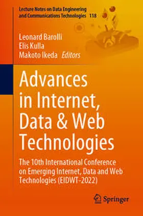 Barolli / Kulla / Ikeda |  Advances in Internet, Data & Web Technologies | eBook | Sack Fachmedien