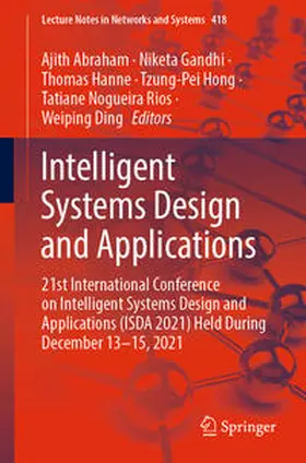 Abraham / Gandhi / Hanne | Intelligent Systems Design and Applications | E-Book | sack.de