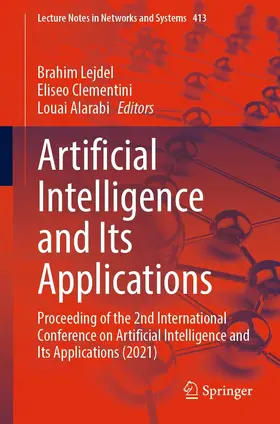 Lejdel / Clementini / Alarabi |  Artificial Intelligence and Its Applications | eBook | Sack Fachmedien