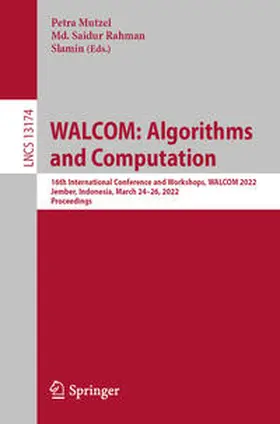Mutzel / Rahman / Slamin | WALCOM: Algorithms and Computation | E-Book | www2.sack.de