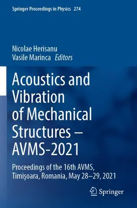 Marinca / Herisanu |  Acoustics and Vibration of Mechanical Structures - AVMS-2021 | Buch |  Sack Fachmedien