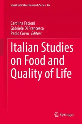 Facioni / Corvo / Di Francesco |  Italian Studies on Food and Quality of Life | Buch |  Sack Fachmedien