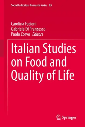 Facioni / Di Francesco / Corvo |  Italian Studies on Food and Quality of Life | eBook | Sack Fachmedien