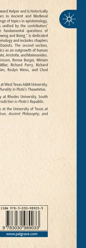 Bloom / Byrd |  Knowing and Being in Ancient Philosophy | Buch |  Sack Fachmedien