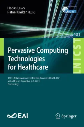 Lewy / Barkan |  Pervasive Computing Technologies for Healthcare | Buch |  Sack Fachmedien