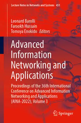 Barolli / Hussain / Enokido |  Advanced Information Networking and Applications | eBook | Sack Fachmedien