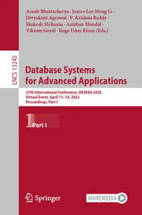 Bhattacharya / Lee Mong Li / Agrawal |  Database Systems for Advanced Applications | eBook | Sack Fachmedien